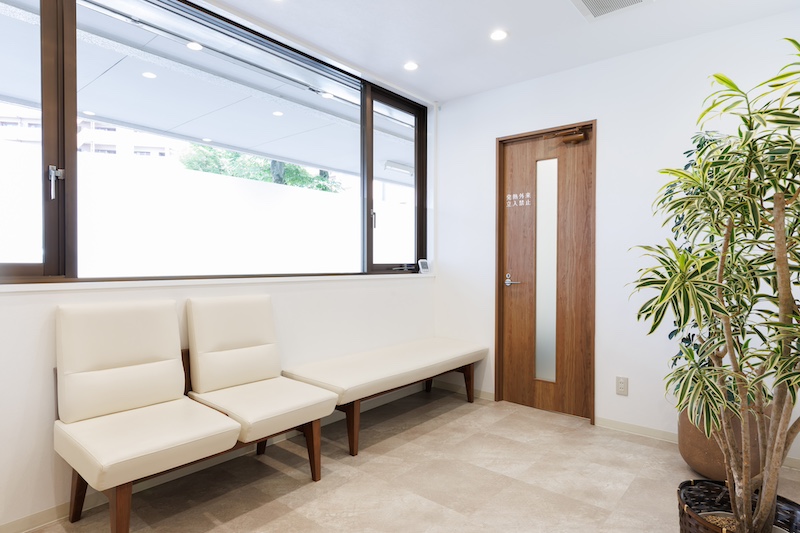 発熱外来専用のスペースを完備